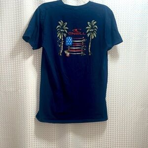 O’Neill T-Shirt Navy Blue Modern Fit Surf Graphic Tee Men’s Medium